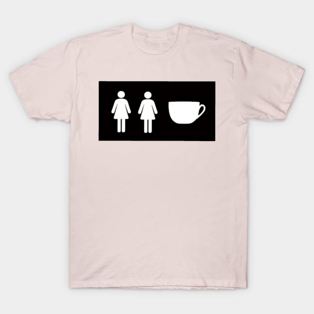 2 girls T-Shirt by MassacreMasks